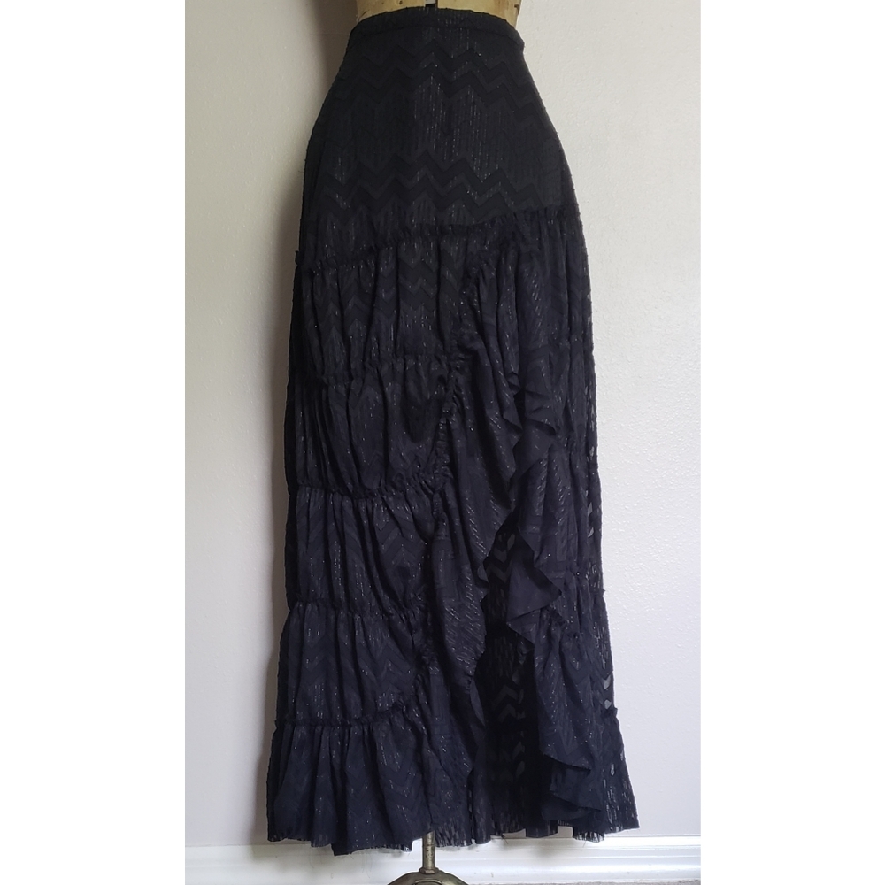 Free People NEW Sheer Maxi Skirt